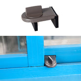 Sliding Sash Stopper Cabinet Locks & Straps Doors Security Anti-theft Lock Window Door Baby Safety Lock, 029