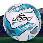 19cm PU Leather Sewing Wearable Match Football, 19cm Fluorescent Blue, 19cm Fluorescent Pink, 19cm Orange, 19cm Yellow, 19cm Green, 19cm White+Black, 19cm Blue