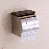 K8 304 Stainless Steel Bathroom Wall-mounted Waterproof Bright Light Paper Towel Roll Holder, K8