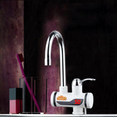 3s Fast Heat Electrothermal Rotatable Faucet Water Tap with Digital Display, 220V, Size: L, Digital Display / Size: L
