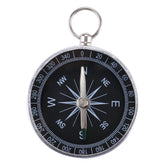 Outdoor Sports Camping Hiking Pointer Guider Aluminum Alloy Compass Hiker Navigation with Keychain, Random Color Delivery, G44-2