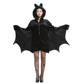 Halloween Costume Children and Women Bat Vampire Clothing Stage Performance Cosplay Clothing, Size:XXL, Bust: 102cm, Clothes Long: 79cm, Suggested Height:168-175cm, Size: XXL Adult