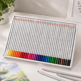 Professional Art Sketch Coloring Books Drawing Vibrant Colors 48-color Wooden Colored Pencils Set, 48-color