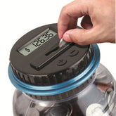 Digital Counting Money Coin Bank, For US Dollar, For Euro, For Pound Sterling