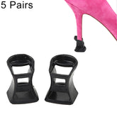 5 Pairs Hard Wearing Anti-slip PVC StoppersShoes High Heel Cover Protectors, Size: M ,Random Color Delivery, Size: M