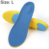 1 Pair Stretch Breathable Absorbent Deodorant Sports Tourism And Leisure Comfort Cushioning Insole, Size: L(42-44Yards), Size: L(42-44Yards) blue, Size: L(42-44Yards) gray