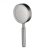 Removable and Washable 304 Stainless Steel Round Pressurized Handheld Shower Head, Size: 117mm, Pattern E