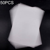 50 PCS Translucent Fine Grinding Heat Shrink Film DIY Heat Shrink Film, DIY Heat Shrink Film (Fine Grinding)
