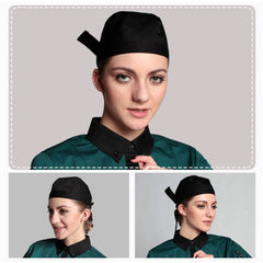 Simple Style Unisex Chef Waiter Work Cap Pirate Hat Turban Cap, Turban Cap stripe, Turban Cap1, Turban Cap 2, Turban Cap Red, Turban Cap Black