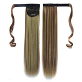 18H613# Invisible Seamless Bandage-style Wig Long Straight Hair Wig Ponytail, 18H613#