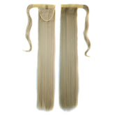 88# Invisible Seamless Bandage-style Wig Long Straight Hair Wig Ponytail, 88#