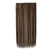 8H613# One-piece Seamless Five-clip Wig Long Straight Wig Piece, 8H613#