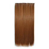 26# One-piece Seamless Five-clip Wig Long Straight Wig Piece, 26#