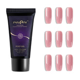 30g Nail Glue Manicure Art Rapid Extension Glue Painless Gel Extended Nail Builder Phototherapy Cream Removable, HCB3029C, HCB3029DP, HCB3029F, HCB3029LP, HCB3029Q, HCB3029RR, HCB3029T, HCB3029TF, HCB3029W
