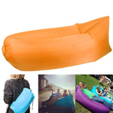 Inflatable Lounger Polyester Fabric Compression Air Bag Sofa for Beach / Travelling / Hospitality / Fishing, Size: 185cm x 75cm x 50cm, Normal Quality