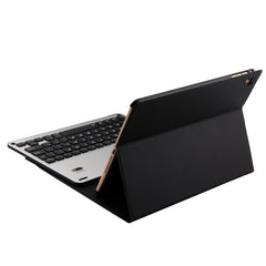 FT-1038B Detachable Bluetooth 3.0 Aluminum Alloy Keyboard + Lambskin Texture Leather Tablet Case for iPad Air / Air 2 / iPad Pro 9.7 inch, with Water Repellent / Three-gear Angle Adjustment / Magnetic / Sleep Function, FT-1038B