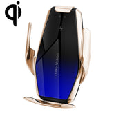S7 15W QI 360 Degree Rotatable Infrared Induction Car Air Outlet Wireless Charging Mobile Phone Holder for 4.0-6.5 inch Mobile Phones, S7
