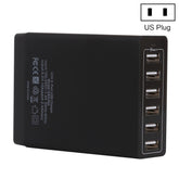 XBX09A 50W 5V 2.4A 6 USB Ports Quick Charger Travel Charger