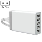 XBX09 40W 5V 8A 5 USB Ports Quick Charger Travel Charger, UK Plug(Black), XBX09, 8A