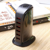853L 30W 6 Ports USB Fast Charging Dock Smart Charger AC100-240V