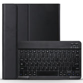 Detachable Bluetooth Keyboard + Brushed Texture Horizontal Flip Leather Tablet Case with Holder for iPad Pro 11 inch (2018)