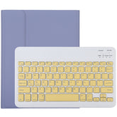 TG11B Detachable Bluetooth Yellow Keyboard + Microfiber Leather Tablet Case for iPad Pro 11 inch (2020), with Pen Slot & Holder, Yellow Keyboard