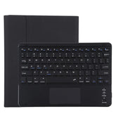 TG11BC Detachable Bluetooth Black Keyboard Microfiber Leather Tablet Case for iPad Pro 11 inch (2020), with Touchpad & Pen Slot & Holder, Black Keyboard