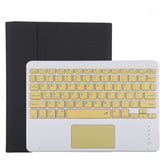 TG11BC Detachable Bluetooth Yellow Keyboard Microfiber Leather Tablet Case for iPad Pro 11 inch (2020), with Touchpad & Pen Slot & Holder, Yellow Keyboard