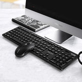 YINDIAO V3 Max Business Office Silent Wireless Keyboard Mouse Set