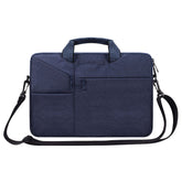 ST02S Waterproof Tear Resistance Hidden Portable Strap One-shoulder Handbag for 15.6 inch Laptops, with Suitcase Belt, ST02S 15.6 inch Navy Blue, ST02S 15.6 inch Black, ST02S 15.6 inch Dark Gray, ST02S 15.6 inch Pink, ST02S 15.6 inch Light Grey