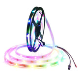 WS2812B RGB Light 5050 SMD LED Casing Waterproof Rope Light, 30 LED/m, DC 12V, Length: 5m, Casing Rope Light 30 LED/m