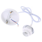 E27 Lamp Holder DIY Ceiling Chandelier Light Bulbs Screw Base Socket, Cable Length: 1m, with Base