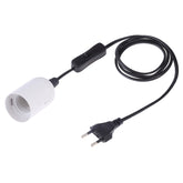E27 Wire Cap Switch Lamp Holder Chandelier Power Socket with 1.2m Extension Cable, Small UK Plug, EU Plug, 1.5m, AU Plug, 1.2m, Big UK Plug, 1.5m, US Plug, 1.5m, Small UK Plug, 1.2m
