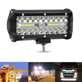 7 inch 30W 3000LM 6000K LED Strip Lamp Working Refit Off-road Vehicle Roof Strip Light, 7 inch 120W