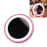 OneFire 1W 10 LEDs Multi-function Rechargeable Donut Shaped Makeup Mirror LED Desk Lamp Night Light, DC 5V, 1W Pink