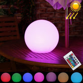 Floating Garden Changing Colorful LED Light with 0.8W Monocrystalline Silicon Solar Panel & Remote Control
