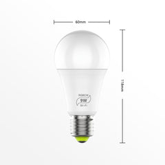 9W 110V E27 RGBCW WIFI LED Smart Bulb Wireless Smart Home Automation Light, 110V