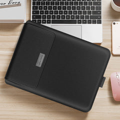4 in 1 Universal Waterproof PU Leather Laptop Liner Bag with Handle & Stand & Pen Holder + 2 Winders + Mouse Bag + Charger Bag Set for 11/12 inch laptops, 11 / 12 inch, 11/12 inch