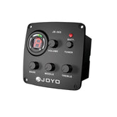 JOYO JE-303 Guitar Pickup 3-Band EQ Preamp Tuner Pickup Equalizer with Tuning Function, JE-303