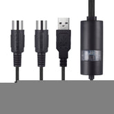 WERSI UM-18 USB MIDI Cable MidiPort Midi Cable Electric Piano Electronic Drum Music Editing Line, Length: 2m