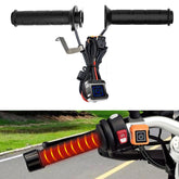 WUPP ZH-983C1 Motorcycle Modified Intelligent Electric Heating Hand Cover Heated Grip Handlebar with Three Gear Temperature Control, ZH-983C1