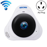 ESCAM Q8 960P 360 Degrees Fisheye Lens 1.3MP WiFi IP Camera, Support Motion Detection / Night Vision, IR Distance: 5-10m, AU Plug, Q8 AU Plug, Q8 EU Plug, Q8 UK Plug, Q8 US Plug