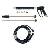 3000 PSI Car Water Power Washer High Pressure Spray Gun with 2 Extension Wand & 5 Nozzles, 3000 PSI