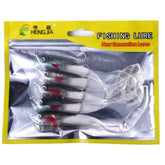 HENGJIA SO050-1 5 PCS 11cm/16g Luya Fishing Lure Fishing Gear Sea Bass Soft Fish with Hook, SO050-5, SO050-4, SO050-2, SO050-1