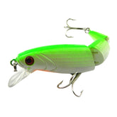 HENGJIA JM001-X 10.5cm 14g Multi-section Plastic Hard Baits Artificial Fishing Lures with Treble Hook, Random Color Delivery, JM001-X 10.5cm
