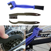2 Set Bicycle Chain Cleaning Brush Flywheel Cleaning Tools Crankset Brush Cleaning Chain Wheel Set Brush, 2 Set (Blue), 2 Set (Red)