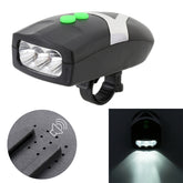 Mountain Bike Headlight Horn LED Flashlight Bicycle Electric Horn, with Light, Electric Horn with Light