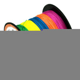HENGJIA Colorful 5.0# 0.37mm 50LB 22.6kg Tension 300m Extra Strong 4 Shares Braid PE Fishing Line Kite Line, 5.0# 0.37mm 50LB