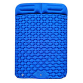 Outdoor Camping Foot-step Automatic Inflatable Cushion Portable TPU Inflatable Double Bed, Size: 195 x 119 x 16cm, Foot-step Dark Blue, Foot-step Orange, Foot-step Emerald, Foot-step Peacock Blue