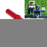 HLD-208 Mountainous Bicycle Aluminium Alloy Handlebar Extension Frame Flashlight Bracket, Alloy Red
